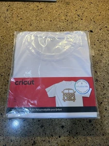 Cricut Youth Blank Sublimation Crew Neck White T-Shirt Size large For AOP - Picture 1 of 5