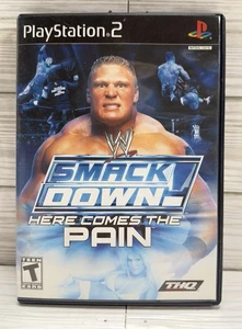 WWE SmackDown Here Comes the Pain (Sony PlayStation 2, 2003) COMPLETE CIB Tested - Picture 1 of 9