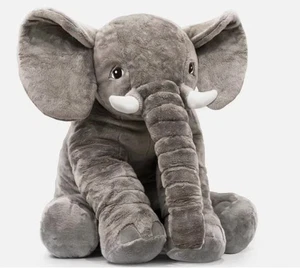 Homily Stuffed Elephant Plush Animal Toy 24 INCH With Free Shipping - Picture 1 of 6