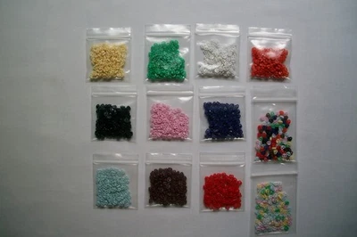 25, 50, 100 ct Micro Mini 3 mm 2 Hole Heart Buttons (Crafts,Doll Clothes,Cards) - Image 1 of 4