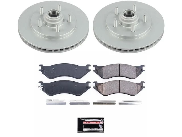 Kit de pastillas de freno delanteras y rotor 88RBMD93 para Lincoln Navigator 2000 2001 2002 Foto 1 de 1