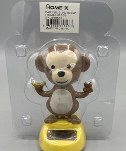 SOLAR DANCING PEACE ZEICHEN AFFE mit BANANE NEU - Bild 1 von 2