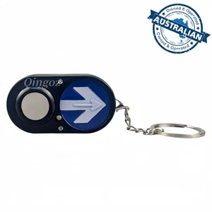 Pedestrian Crossing Traffic Light Button Keychain Novelty Souvenir Gift Sound - Picture 1 of 6