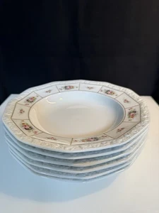 Rosenthal Classic Rose Maria Poesie 6 Suppenteller Topzustand - Bild 1 von 4