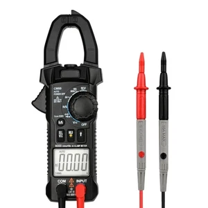 Portbale Clamp Meter 6000 Counts Flashlight AC/for DC Voltage AC Current Frequen - Picture 1 of 8