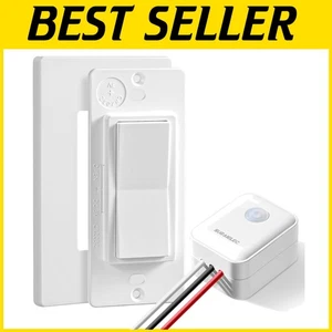 15 AMP Wireless Rocker Switch & Receiver Kit - Remote Control Lighting Solution - Picture 1 of 9