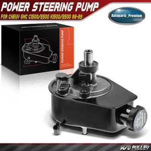 Power Steering Pump w/ Reservoir for Chevy GMC C1500 C2500 K1500 K2500 1988-1989 - Picture 1 of 9