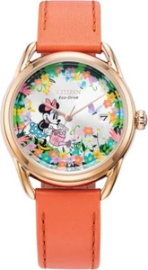 Citizen Eco-Drive Ladies' Disney Minnie Mouse Gardening Watch FE6087-04W - Picture 1 of 12