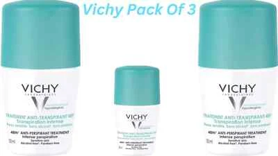 VICHY Traitement Antitranspirante 48H 50ml Nuevo PACK DE 3 Foto 1 de 3