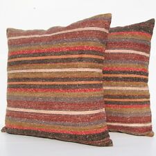 LIVING ROOM DECOR PILLOW TURKISH RUG MULTI COLORED 24" SQUARE WOOL 30+ AREA RUGS