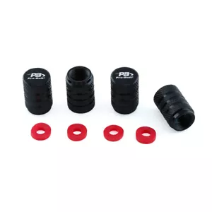 Valve Caps Dust Black for Toyota MR2 Proace Pro Ace BZ4X GR86 GT86 - Picture 1 of 1