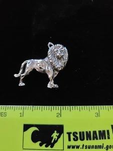 Sterling Silber Löwe Anhänger - Bild 1 von 1