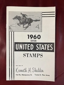 Vintage 1960 U.S. Stamps Guide/Catalog Kenneth H. Shedden - Picture 1 of 3