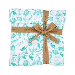 Fortnum & Mason Organic Cotton Wicker Picnic Hamper Liner- Large NWT - Picture 1 of 3