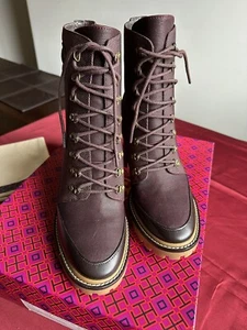 Tory Burch Miller Damen-Stiefeletten Schnürsohle Leder US 11 - Bild 1 von 11