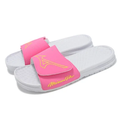 Mizuno MP Slide2 Pink White Men Slip On Casual Lifestyle Sandal 11GJ2200-64 - Image 1 of 4