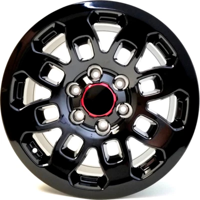 16x7 Wheels For Toyota 4Runner Tacoma FJ 6x139.7 +5 Gloss Black 16" Rims Set 4 - Изображение 1 из 4