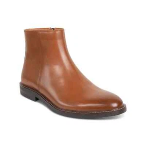 Reaction Kenneth Cole Men's Ely Inside-Zipper Chelsea Boots Cognac, Size 7M - Picture 1 of 3