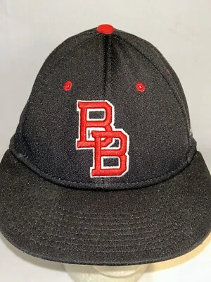 MEJOR GORRA DE BÉISBOL EL JUEGO AJUSTADA 7 1/8 BORDADA NEGRA Foto 1 de 4