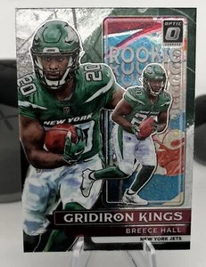 2022 Donruss Optic #RGK-11 Breece Hall Rookie Gridiron Kings - Foto 1 di 2