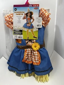 Vogelscheuche Schatz 2-teiliges Halloween Kostüm Mädchen Größe Small 4-6 brandneu - Bild 1 von 4