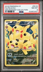 Pikachu - Generations Radiant Collection RC29/RC32 - PSA 8 - Pokemon Card - Picture 1 of 2