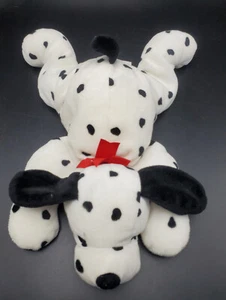 Vintage 1997 TY Pillow Pals SPOTTY Dalmatiner Plüschhund rote Schleife 15 Zoll - Bild 1 von 6