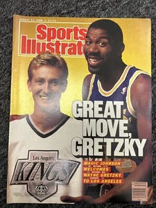Wayne Gretzky & Magic Johnson, Sports Illustrated, 8/22/88 "Great Move, Gretzky" - Picture 1 of 4