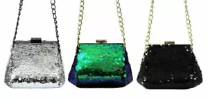Bolsos de noche con cierre de lentejuelas para damas 72757/72756/72758 de Ella VENTA AHORA £7.99 - Imagen 1 de 25