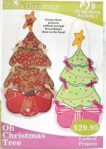 anita goodesign Embroidery CD Sewing Quilting designs Oh Christmas Tree - Picture 1 of 2