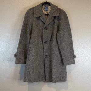Pendleton grey tweed pea coat 40 - Picture 1 of 4