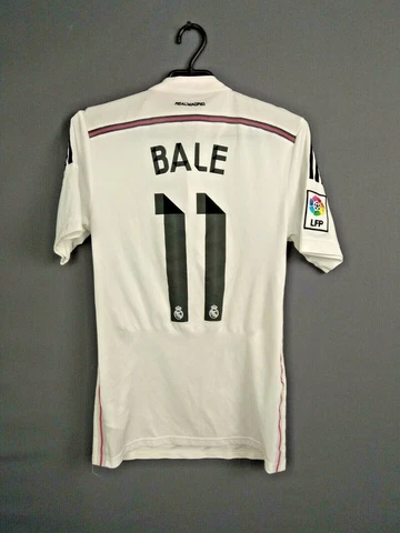 Bale Real Madrid Jersey Authentic 2014/15 Player Issue SMALL Shirt Adizero ig93 Cover