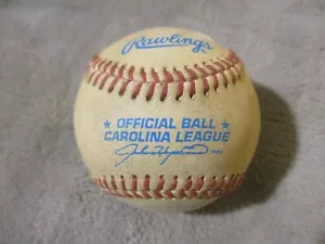 Rawlings Carolina League Baseball with Three Signatures - Picture 1 of 4