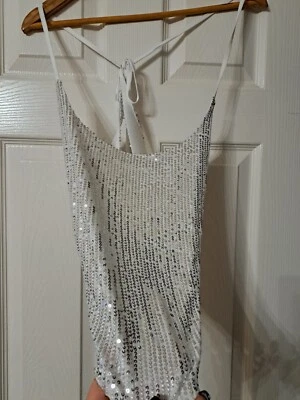 Allegra K Sequin Blouse Size L - Image 1 of 4