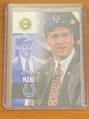 1998 Pinnacle Mint Collection Football Base Card Rookie #99 Peyton MANNING - Image 1 of 2
