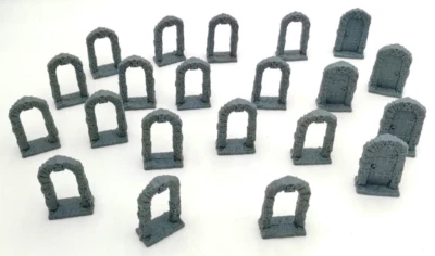 HeroQuest Complete DOOR Set NEW x21 Core Game Miniatures Avalon Hill 2021 - Image 1 of 4