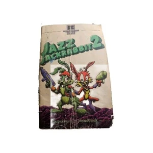 Jazz Jackrabbit 2 SUPER HEROS HANDBOOK ONLY Epic MegaGames ClASSIC - Picture 1 of 5