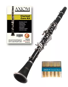 Axiom Clarinet Outfit - Complete Beginner Outfit with Reeds and Kit - Picture 1 of 8