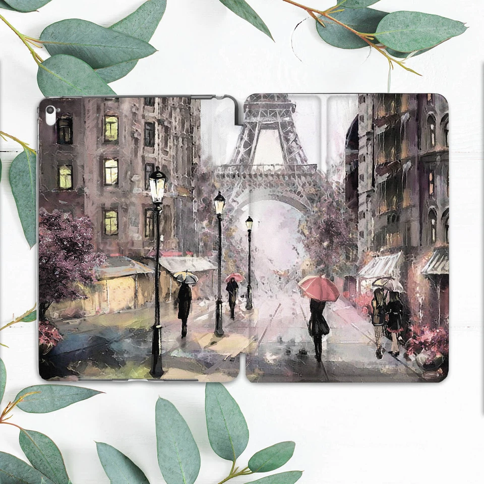 Vintage Paris Oil Art Retro Case For iPad 10.2 Pro 12.9 11 9.7 Air 3 4 5 Mini - Image 1 of 3