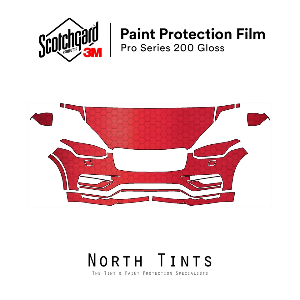 Sujetador transparente película protección pintura precortada Volvo XC90 2020-2022 3M PRO Series PPF Foto 1 de 4