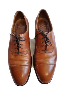 Tom James Hecho en Inglaterra Brampton Cuero Marrón Power Zapatos Oxford 11 D - Imagen 1 de 9