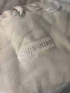 Supreme Box Logo Hoodie FW23 weiß Größe LARGE L - NEU & VERSIEGELT - Bild 1 von 5