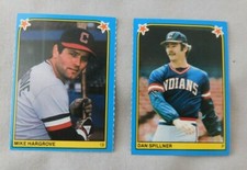1983 Fleer Star Stickers Cleveland Indians Baseball Card Pick one