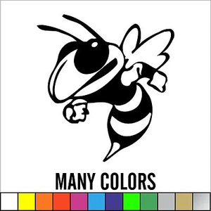HORNET BEE Vinyl Decal/Sticker - Car, Window, Helmet, SUV - Choose Color/Size - Bild 1 von 15