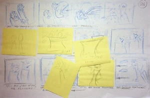 Disney 101 Dálmatas La Serie 1997 Dibujado a Mano Animación Producción Storyboard - Imagen 1 de 2