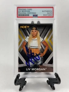 WWE Liv Morgan Signed 2017 NXT Topps Card #16 PSA DNA Slabbed Encapuslated - Picture 1 of 2