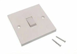 5 X Interruptor De Luz Rocker - Pared 1 - Gang 1 - Vía Blanca | Onestopdiy Nuevo - Imagen 1 de 1