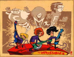 Hanna Barbera STYLE GUIDE PLATE - The IMPOSSIBLES - Picture 1 of 1