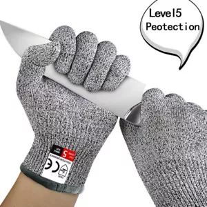 1 Paar Kratzfest Schnittschutz Handschuhe Metzger Küche Glas Arbeit Werkzeug - Bild 1 von 11