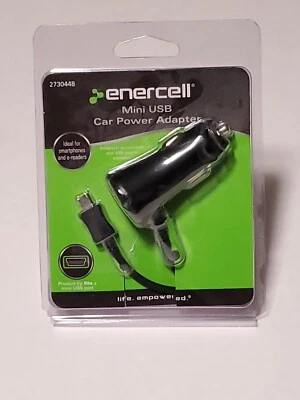 BRAND NEW!!  Enercell Mini USB 5VDC 1A Car Power Adapter 273-0448 - Image 1 of 4